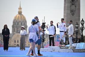 Paris 2024 - Men’s Triathlon Medal Ceremony