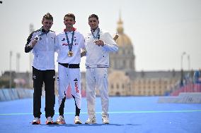 Paris 2024 - Men’s Triathlon Medal Ceremony