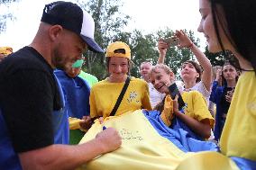 Opening of Paris 2024 Olympics marked in Kyiv fan zone