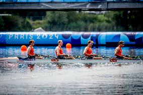 Paris 2024 - Rowing - Team Netherlands Wins Gold