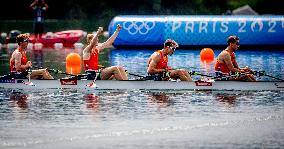 Paris 2024 - Rowing - Team Netherlands Wins Gold