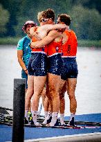 Paris 2024 - Rowing - Team Netherlands Wins Gold