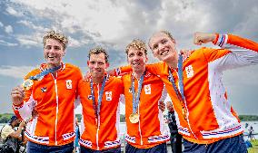 Paris 2024 - Rowing - Team Netherlands Wins Gold