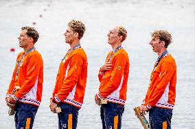 Paris 2024 - Rowing - Team Netherlands Wins Gold