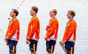 Paris 2024 - Rowing - Team Netherlands Wins Gold