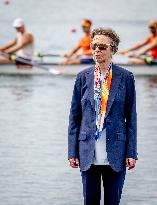 Paris 2024 - Rowing - Princess Royal Anne At Medal Ceremony