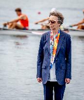 Paris 2024 - Rowing - Princess Royal Anne At Medal Ceremony