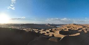 CHINA-INNER MONGOLIA-BADAIN JARAN DESERT-SCENERY (CN)