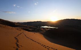 CHINA-INNER MONGOLIA-BADAIN JARAN DESERT-SCENERY (CN)