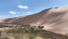 CHINA-INNER MONGOLIA-BADAIN JARAN DESERT-SCENERY (CN)