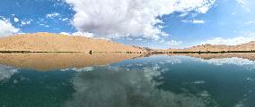 CHINA-INNER MONGOLIA-BADAIN JARAN DESERT-SCENERY (CN)