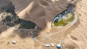 CHINA-INNER MONGOLIA-BADAIN JARAN DESERT-SCENERY (CN)