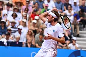 Paris 2024 - Tennis - Stefanos Tsitsipas v Sebastian Baez