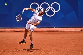 Paris 2024 - Tennis - Stefanos Tsitsipas v Sebastian Baez