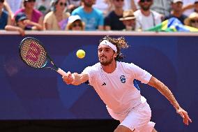 Paris 2024 - Tennis - Stefanos Tsitsipas v Sebastian Baez