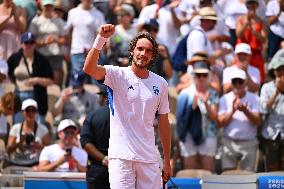 Paris 2024 - Tennis - Stefanos Tsitsipas v Sebastian Baez