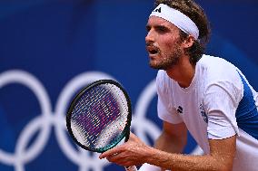 Paris 2024 - Tennis - Stefanos Tsitsipas v Sebastian Baez