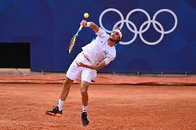 Paris 2024 - Tennis - Stefanos Tsitsipas v Sebastian Baez