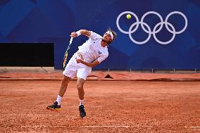 Paris 2024 - Tennis - Stefanos Tsitsipas v Sebastian Baez