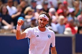 Paris 2024 - Tennis - Stefanos Tsitsipas v Sebastian Baez