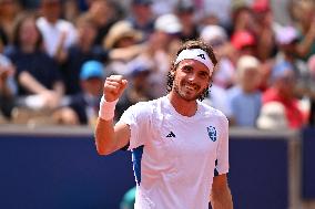 Paris 2024 - Tennis - Stefanos Tsitsipas v Sebastian Baez