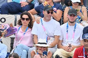 Paris 2024 - Beach Volley - Zidane And Family In The Stands