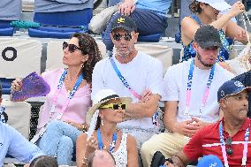 Paris 2024 - Beach Volley - Zidane And Family In The Stands