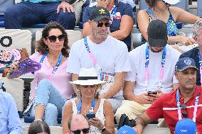 Paris 2024 - Beach Volley - Zidane And Family In The Stands