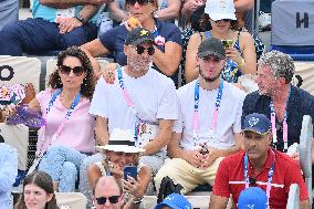 Paris 2024 - Beach Volley - Zidane And Family In The Stands