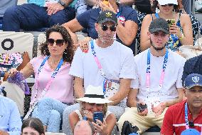 Paris 2024 - Beach Volley - Zidane And Family In The Stands