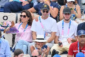 Paris 2024 - Beach Volley - Zidane And Family In The Stands