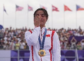 Paris 2024 - BMX Freestyle Women's Medal Ceremony
