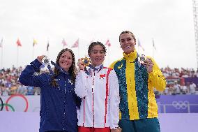 Paris 2024 - BMX Freestyle Women's Medal Ceremony