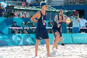 Olympic Games Paris 2024 - Men's Beach Volley - Italy vs Australia