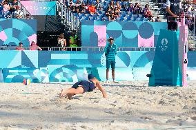 Olympic Games Paris 2024 - Men's Beach Volley - Italy vs Australia