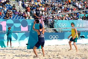 Olympic Games Paris 2024 - Men's Beach Volley - Italy vs Australia