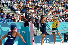 Olympic Games Paris 2024 - Men's Beach Volley - Italy vs Australia