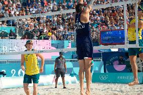 Olympic Games Paris 2024 - Men's Beach Volley - Italy vs Australia