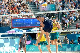 Olympic Games Paris 2024 - Men's Beach Volley - Italy vs Australia