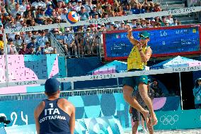 Olympic Games Paris 2024 - Men's Beach Volley - Italy vs Australia