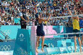 Olympic Games Paris 2024 - Men's Beach Volley - Italy vs Australia