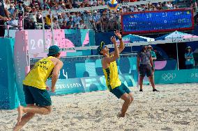 Olympic Games Paris 2024 - Men's Beach Volley - Italy vs Australia