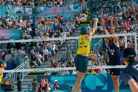 Olympic Games Paris 2024 - Men's Beach Volley - Italy vs Australia