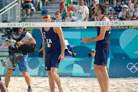 Olympic Games Paris 2024 - Men's Beach Volley - Italy vs Australia