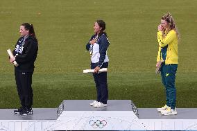 Paris 2024 - Shooting Trap Women Medal Ceremony