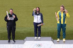 Paris 2024 - Shooting Trap Women Medal Ceremony