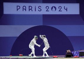 (PARIS2024) FRANCE-PARIS-OLY-FENCING