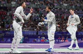 (PARIS2024) FRANCE-PARIS-OLY-FENCING