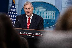 DC: The White House Daily Press Briefing with Agriculture Secretary Tom Vilsack and National Security Communications Advisor Joh