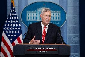 DC: The White House Daily Press Briefing with Agriculture Secretary Tom Vilsack and National Security Communications Advisor Joh